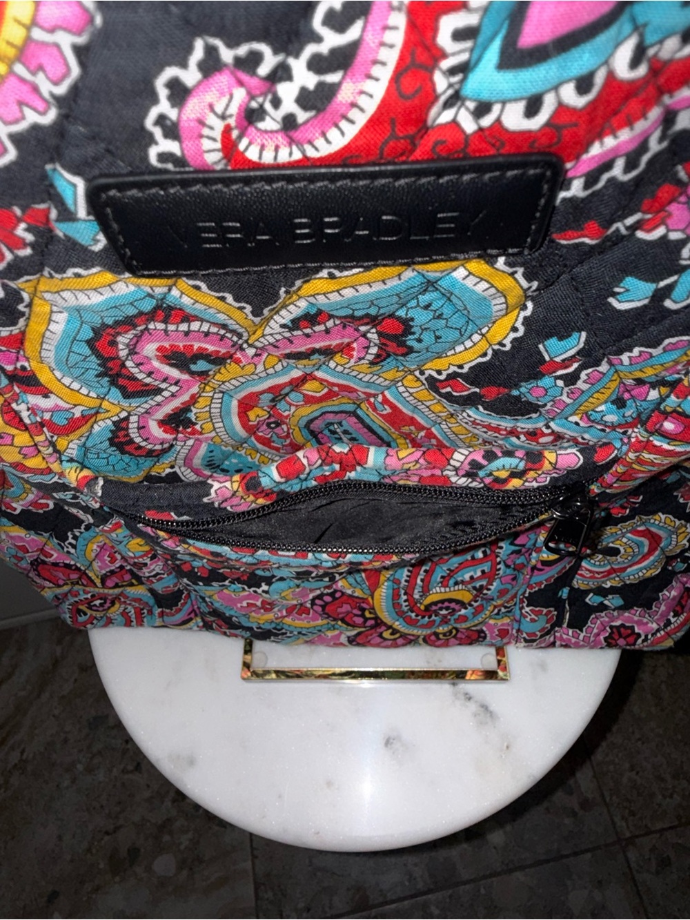 Vera BradleyTote Bag in Parisian Paisley. - Picture 2 of 7